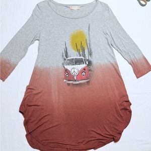 Altar’d State Graphic Ombre Top – Size Small